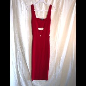 Red bandage dress from MissguidedUS